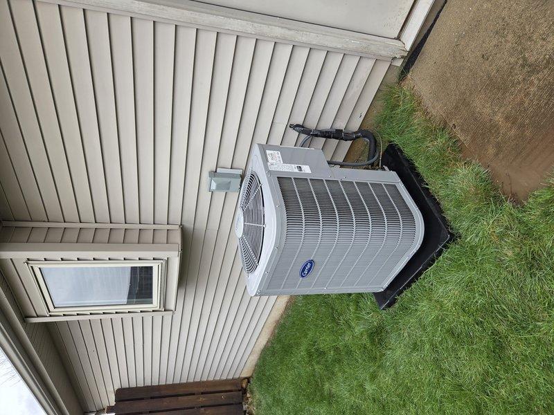 Huntertown, IN - Completed preventive maintenance on residential air conditioning system. Performed comprehensive inspection of outdoor condensing unit, verified proper operation of all components, and documented system condition with photos. Maintenance agreement extended through October 2026.