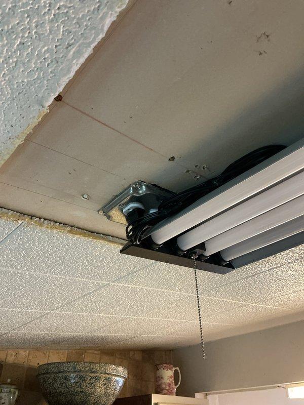 Responded to service call for kitchen light fixture installation assistance. Customer had removed existing fixture but was uncertain about proper wiring configuration for switch control. Assessed existing electrical connections at ceiling junction box, identified hot, neutral, and ground wires, and provided guidance on correct wiring method to ensure fixture operates properly with existing wall switch. Verified switch control functionality and confirmed safe installation of new light fixture in kitchen.