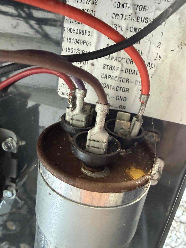Completed preventive maintenance inspection on residential cooling system. Performed comprehensive system evaluation including inspection of electrical components, capacitor, contactor, and wiring connections. Addressed customer inquiry regarding thermostat programming and scheduled follow-up appointment to restore programmable settings to unit.