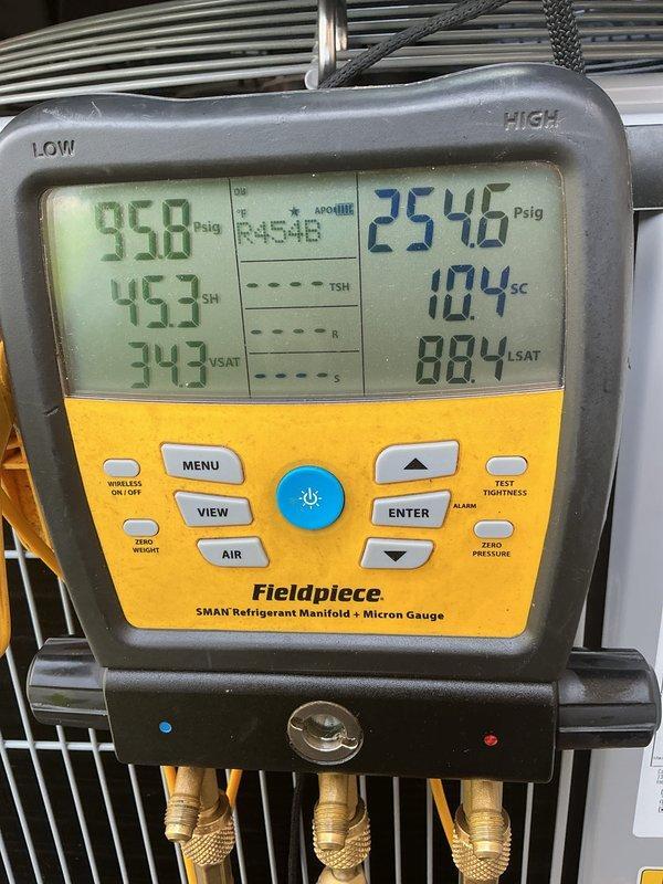 Huntertown, IN - Performed seasonal air conditioning system startup and commissioning. Conducted comprehensive system diagnostics using digital manifold gauge, verifying refrigerant pressures, superheat, and subcooling values to ensure proper system operation and performance within manufacturer specifications.