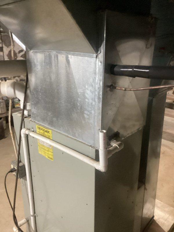 Conducted diagnostic inspection on aging furnace (10+ years) with no heat complaint. Identified failed ignition sequence and corroded flame sensor as primary issues. Cleaned flame sensor, reset control board, and tested system through multiple heat cycles to verify proper operation. System now functioning with normal flame pattern and consistent heat output.