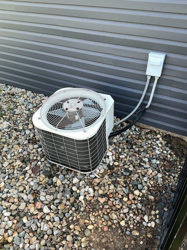 Responded to emergency no-cool call for attic-mounted air conditioning system causing severe water damage to kitchen ceiling and floor. Upon arrival, discovered extensive ice formation on supply ductwork in attic space, indicating complete evaporator coil freeze-up due to restricted airflow. Primary condensate drain line was experiencing overflow condition, causing water to drip through ceiling penetration into living space below. Unit had been shut down by occupant prior to arrival to prevent further water damage.

Performed comprehensive system diagnostics to identify root cause of freeze condition. Inspected evaporator coil, refrigerant levels, and airflow components. Checked air filter status and verified blower motor operation. Assessed condensate drainage system including primary drain line, secondary overflow protection, and drain pan condition. Evaluated outdoor condensing unit for proper operation and verified electrical connections at junction box.

Allowed sufficient time fo