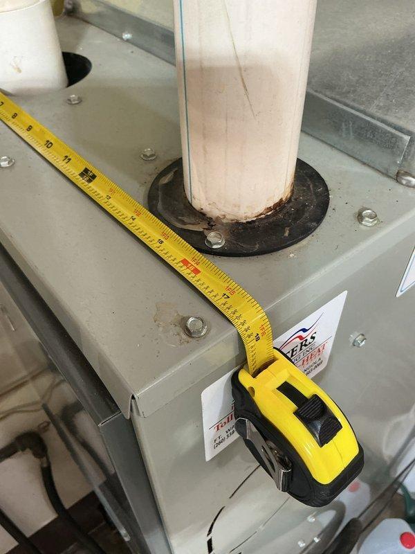 Responded to no-cooling complaint on 15-year-old residential HVAC system. Diagnostic inspection revealed leaking evaporator coil and failed thermostatic expansion valve (TXV). Due to age of equipment and extent of necessary repairs, provided comprehensive replacement estimate as alternative to repair quote. Documented existing furnace and air handler installation in basement mechanical room with photographs showing current system configuration, including PVC condensate drainage and ductwork connections. Coordinated with team regarding repair versus replacement options for customer consideration. Estimate includes new maintenance plan enrollment as requested.